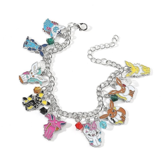 Eevee evolutions charm bracelet - Picture 2 of 7